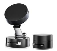 MriiVox Vacuum Magnetic Mobile Phone Holder Car, 360° Foldable Portable Magnetic Suction Phone Holder, Universal Black Mobile Phone Holder for Car, Gym, etc