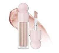 Mrinb Liquid Highlighter, Highlighter Makeup Stick Face Body Shimmer Oil Long Lasting Smooth Liquid Contour Shimmer Highlighter Liquid Bronzer for Face Body Glitter Glow Cosmetic, Pack of 1