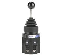 Mrisata 12V 4-Position Momentary Joystick Switch, 4NO, Panel Mount, Screw Terminal, 15A, 12/250/440V, Waterproof, Dust Resistant