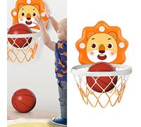 Mrisata Children Who Hang Basketball Board with a Powerful Suction Cup Cup, Science of the Bounce Training in Indoor Sport Basketball Hoop for Children (Orange)