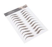 Mrisata Eyebrow Sticker, Transfer with Look for Women, Last 1-7 Days (BROWN-10)