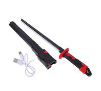 Mrisata Light Up Sword Toy, Colorful LED Lighting Glow in The Dark Saber with Sound Effects, for Role Play Games Stage Performances 30.71in