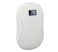 Mrisata Portable Electric Hand Warmer with Digital Display 40-60℃ | USB Rechargeable, 2400mAh Battery, PI Carbon Crystal Heating,3 Second Fast Heat,3 Temperature Levels,Portable for Home Travel