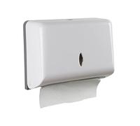Mrisata Z Fold/Multifold Paper Towel Dispenser, Multifold Paper Towel Dispenser, Paper Towel Holder, Restroom, Wall Mount, Paper Hand Towels Holder,Compact Toilet Tissue Dispensers(White)