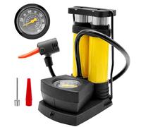 Mritrit Bike Pump with Pressure Gauge Bicycle Floor Pump Stand for Mountain Bikes, Tyre, Sports Ball, Balloons, Swimming Rings