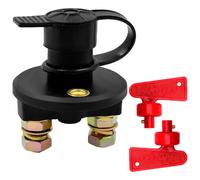 Mritrit Car Battery Isolator Switch with 2 Keys, Battery Switch 12 V Isolator Switch, Waterproof Battery Main Switch 12 V 24 V Before Battery Discharge & Theft on Camper Van, Yacht, Motorcycle