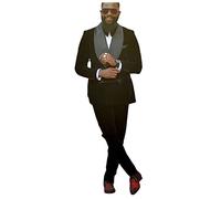 Mrjitor Men's Velvet Casual Business Suit Shawl Lapel Two Pieces Leisure Tuxedos Black