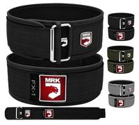 MRK Advanced Weight Lifting Belt - Secure Auto-Lock, 4" Wide Adjustable Gym Support for Functional Fitness, Olympic Lifting, Powerlifting, Bodybuilding, WODs, Deadlifts - Comfort Fit for Men and Women