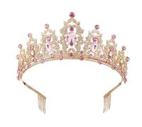 Mrkeung Birthday Crown Tiara for Women Jewelry Princess Queen Sash King Headband Wedding Party Accessories-428