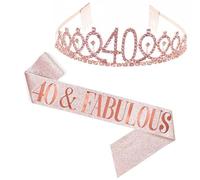Mrkeung Birthday Crown Tiara for Women Jewelry Princess Queen Sash King Headband Wedding Party Accessories-148
