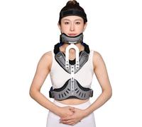 MRKU Adjustable Cervical Thoracic Orthosis,Head Neck Chest Fixed Brace,Traction Device,for Support Fixed And Post Surgery