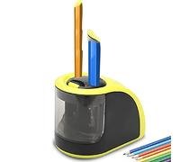 MRKU Automatic Pencil Double Hole Sharpening Transparent Scrap Box Fast Pencil Sharpening