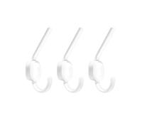 MRKU Coat Rack with Hooks 3 Pieces Durable Modern Style Wall Anti-Rust Key for Kitchen Bedroom Entrance Bathroom