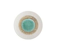 MRKU Fruit Basket Modern Tea Tray Dinner Round Creative Ceramic Western Food Home Tableware Flat Shallow Dish