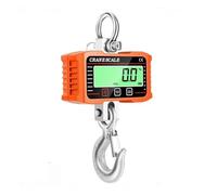 MRKU Hanging scale Luggage Scales Digital Crane Duty Big LCD Industrial Hook Lock Site Weighing Blance 4400LB Remote Control Clear and User-Friendly