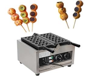 MRKU Waffle Maker Non-Stick Stainless Steel - Electric Machine for Quick Cooking,Crispy
