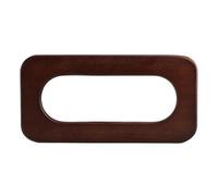 MRKU Wooden Bag Handle Handbag Accessories Arts Crafts DIY Making 4PCS Solid Wood Spliced Square,Woven, Rectangular for Handmade Beach
