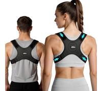 MRLI Posture Corrector Women Back Support: 2026 New Unisex Upper Back Support for Men and Women Adjustable Posture Correction Back Support Belt Shoulder Back Brace Pain Relief Spine Straightener - L
