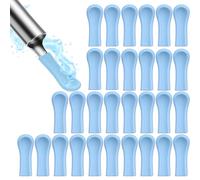 Mrltau 30 pieces ear spoon tips, silicone ear spoon, replacement tips for ear suction cups, accessory set for teenagers, earwax removal endoscope