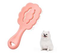Mrltau Cloud-Shape Dog Brush for Undercoat - Small Miracle Grooming for Shih Tzus, Yorkies, Maltipoos, Maltese With Long Hair (Pink)