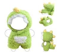 Mrltau Green Dinosaur Clothes For Vinyl Plush Toy Doll 17Cm For Vinyl Plush Toy Keychain,Cute Accessories Ouotfit Charm For Vinyl Plush Toy