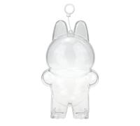 Mrltau Protective Case for Vinyl Plush Toy Cola Stand, Clear Acrylic Display Box for Vinyl Plush Toy Keychain, Easy Installation, Modern & Durable, Protect Your Doll