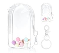 Mrltau Protective Hard Acrylic Bag For 17CM Vinyl Plush Toy Doll, Transparent PVC Case for 17 CM Doll, Display Box For Vinyl Plush Toy Plush, Easy Installation
