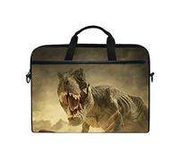 MRMIAN Tyrannosaurus Dinosaur T-Rex Laptop Case Bag Sleeve Portable/Crossbody Messenger Briefcase Convertible w/Strap Pocket for MacBook Air/Pro Surface Dell ASUS hp Lenovo 15-15.4 inch