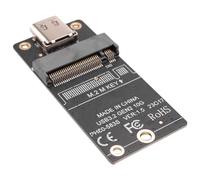 MRNHA 1 PCS M.2 to Type-C SSD Enclosure Adapter M2 NVME HDD Enclosure Interposer Board JMS583 Chip 10Gbps Support 2230 2242 2260 SSD Black