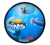 MRNHA 10 Inch Wave Drum Surf Drum Ocean Type Wave Drum Orff Percussion Instrument Big Wave Sound Drum Music Color + Blue