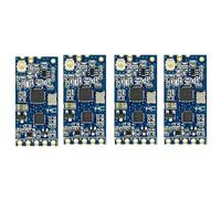 MRNHA -12 433Mhz SI4463 Wireless Serial Port Module 1000M Replace Bluetooth HC12 4 PCS Blue Plastic