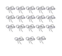 MRNHA 18Pc Napkin Rings Metal Hollow Out Flower Napkin Holder Dinning Table Napkin Ring for Parties Wedding Table Decor,Silver