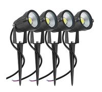 MRNHA 4 Packs Garden Spot Lights Outdoor Landscape LED Lamp Pathway Yard Waterproof