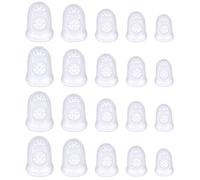 MRNHA 40 Pcs Fingertip Protectors, 5 Sizes Ukulele Finger Caps,for Guitar Ukulele Stringed Instruments