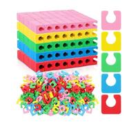 MRNHA 500 Pcs Individual Pedicure Toe Separators Soft Foam Toe Spacers Comfortable Finger Toe Dividers Pedicure