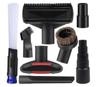 MRNHA 8Pcs Universal Vacuum Attachment Kit Wet Dry Plastic Vacuum Hose Adapter 1-1/4inch Vacuum Cleaners Accessories