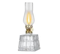 MRNHA Chamber Oil Lamps Classic Vintage Oil Lamp Lantern Vintage Oil Lamps for Indoor Use Decorative Antique Clear Hurricane