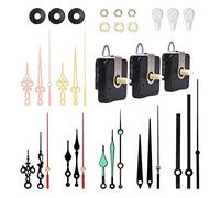 MRNHA Clock Hands and Motor Kit Clock Mechanism Replacement with 7 Pairs of Quartz Clock Movement Repair Parts Kit