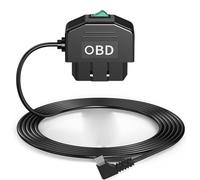 MRNHA Dash Cam OBD Hardwire Kit,Dash Camera USB Type C Hardwire Kit with OBD Power Cable for Dashcam 12-24V to 5V/3A