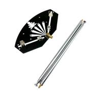 MRNHA FM Horn Rod Antenna Molding Design with Antenna Board for Video Home TV Audio