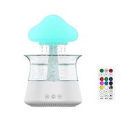 MRNHA Household Aroma Diffuser Humidifier USB Night Light for Room Office AromaDiffuser Water Drop Sound with Remote Control Humidifier -A