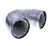MRNHA New 4 Inch 100mm Ventilation Pipe PVC Aluminum Tube Air Ventilation Pipe Hose Flexible Exhaust Duct 1.5M Air System Vent