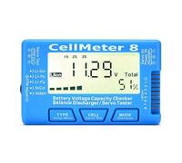 MRNHA RC CellMeter-8 1-8S Battery Capacity Voltage Test Meter for LiPo Life Li-Ion NiMH Nicd Cell Meter