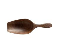 MRNHA Solid Wood Coffee Bean Spoon Shovel Black Walnut Whole Wood Digging Coffee Bean Spoon Tea Shovel