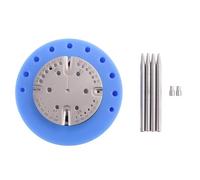 MRNHA Watch Repair Tool Kit Steel Punch Pin Removal and Installation of Balance Wheel Hairspring Shaft Core Set Kit Enhanced Edition