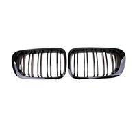 MRNQCB For B&MW 3 Series E46 1998 1999 2000 2001 ABS Plastic 2D Coupe Dual Slat Front Kidney Grille Gloss Matt Carbon Racing Grills Car Front & Radiator Grilles