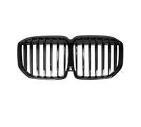 MRNQCB For B&MW X7 Series G07 2019 2020 2021 Car Front Kidney Grille Single Double Slat Grill Glossy Black Front Hood Insert Car Front & Radiator Grilles(23-25Gloss Black-l)
