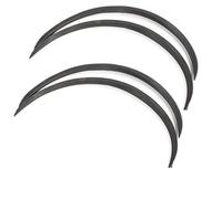 MRNQCB For F&ord For Focus For Edge For Fusion For Mustang Universal Car Wheel Eyebrow Fender Flares Stickers 73cm/29''(Carbon Fiber black)