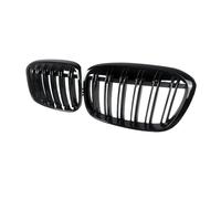 MRNQCB Grill Glossy Black Accessories For B&MW X1 F48 F49 2016 2017 2018 2019 Front Kidney Hood Grille Grill Car Front & Radiator Grilles