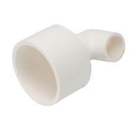 MroMax 1Pcs 50mm x 20mm 90 Degree PVC Pipe Fitting Elbow Adapter Connectors for Home or Industrial Use